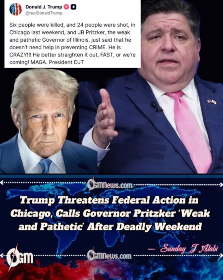 Trump Escalates Feud with Illinois Governor, Warns of Federal Intervention After Six Killed in Chicago