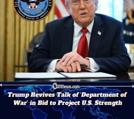 Trump Floats Restoring ‘Department of War’ Name in Push for Stronger U.S. Image