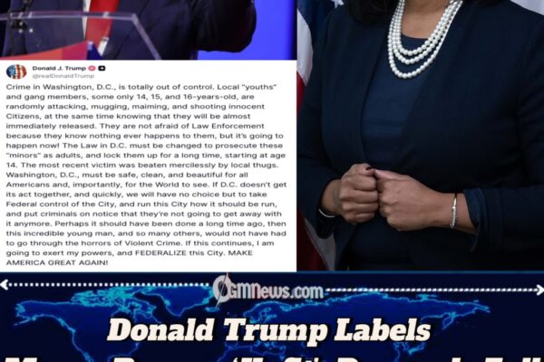 Donald Trump Says Washington D.C. Is ‘Out of Control’, Threatens Takeover by Executive Order