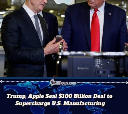Trump, Apple Seal $100 Billion Deal to Supercharge U.S. Manufacturing
