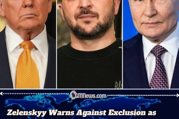 Zelenskyy Warns Trump-Putin Summit Must Include Ukraine: “Talks About Us, Without Us, Will Not Work”