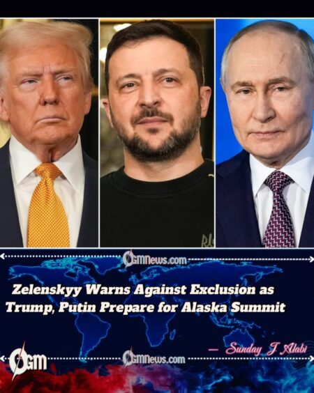 Zelenskyy Warns Trump-Putin Summit Must Include Ukraine: “Talks About Us, Without Us, Will Not Work”