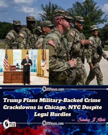 President Trump Signals Federal Crime Intervention in Chicago and New York Following D.C. Operation