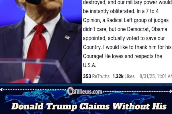 Donald Trump Sparks Fury as He Defends Tariffs, Calling Them the Only Shield Against National Collapse