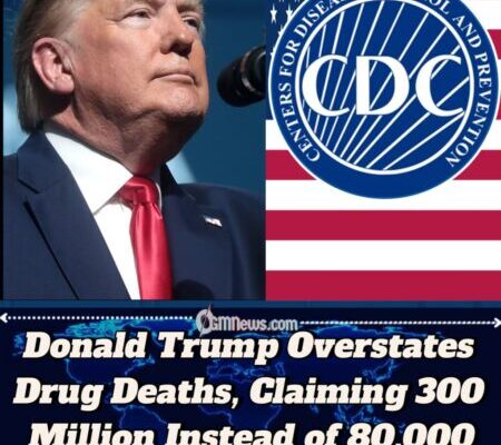 Donald Trump Claims 300 Million Drug-Related Deaths in 2024, But CDC Data Shows Far Lower Figures