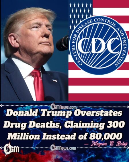 Donald Trump Claims 300 Million Drug-Related Deaths in 2024, But CDC Data Shows Far Lower Figures