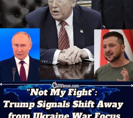 Donald Trump Shifts Stance: Ukraine War No Longer Central to United States Agenda