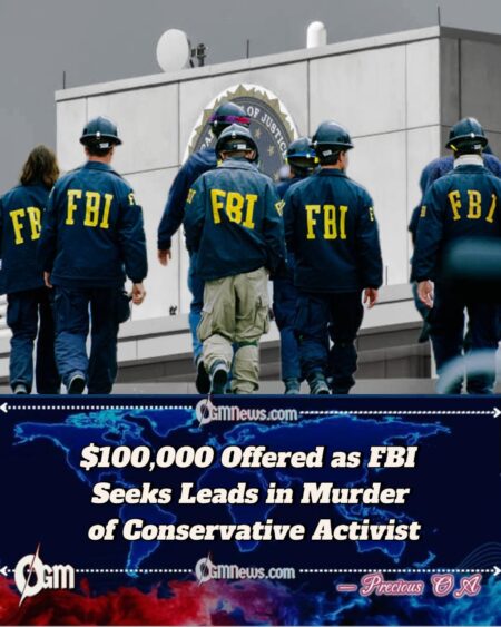 FBI Puts $100,000 Reward on the Table in Charlie Kirk Murder Probe