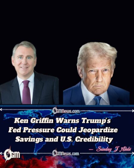 Billionaire Ken Griffin Breaks Ranks, Warns Trump’s ‘Risky’ Fed Strategy Could Erode Americans’ Savings