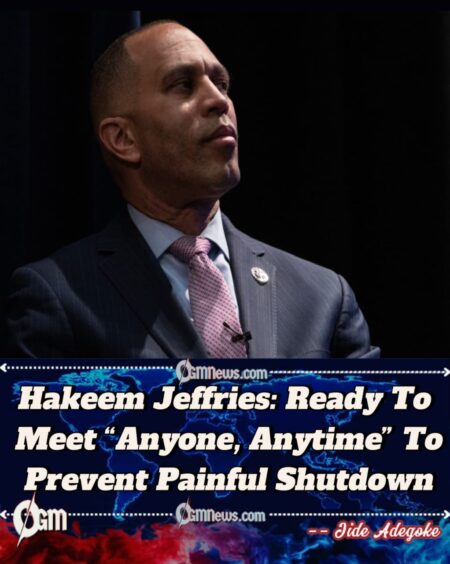 Hakeem Jeffries Pushes Back Against Looming Shutdown Threat