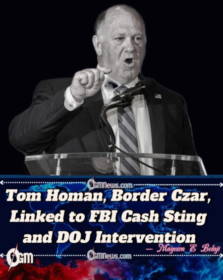 Tom Homan, Trump’s Border Czar, Probed in $50,000 FBI Sting Before DOJ Halted Case