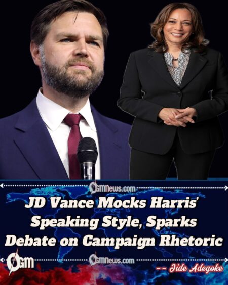 JD Vance Criticizes Kamala Harris’ Speaking Style, Suggests Her Remarks Lower the Discourse