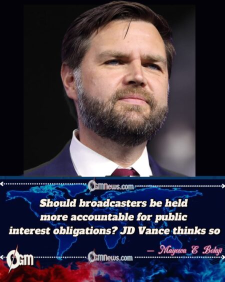 JD Vance Urges Debate on Whether Broadcasters Serve the Public Interest