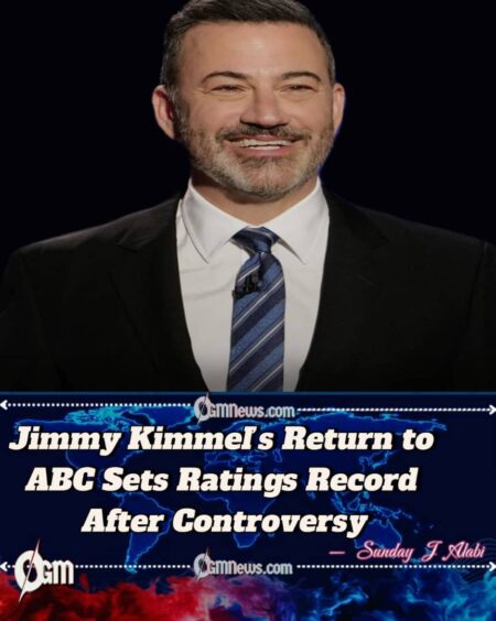 Jimmy Kimmel’s Return to Late Night TV Draws Record Ratings Amid Free Speech Debate