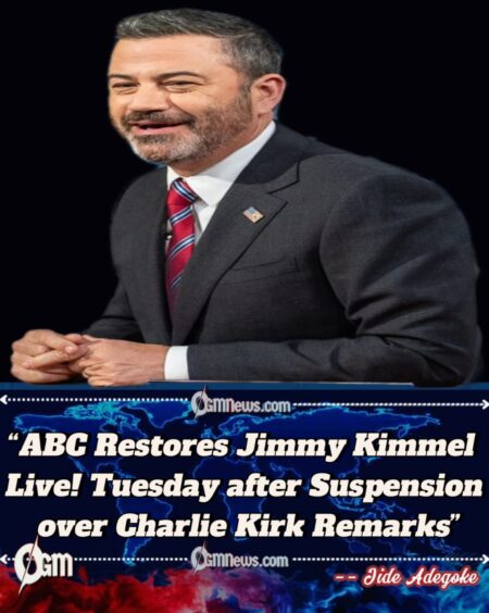 Jimmy Kimmel Live! to Return Tuesday After Six-Day Suspension, Disney Announces