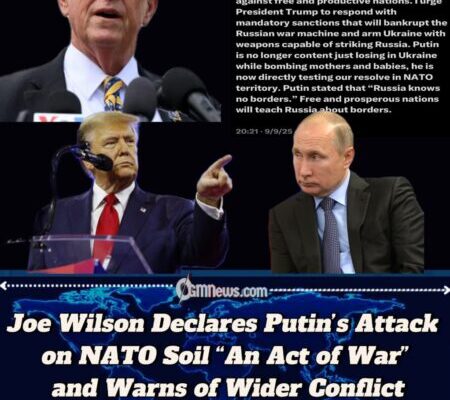 Republican Congressman Joe Wilson Demands Trump Bankrupt Russia With Sanctions After Drone Strikes on Poland
