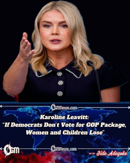 Karoline Leavitt Warns Food Assistance at Risk if Democrats Reject GOP Package