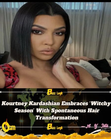 Kourtney Kardashian Impulsively Cuts Her Hair Amid COVID Battle, Calls It ‘Witchy Season’