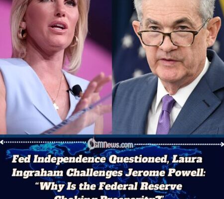 Fox News Host Laura Ingraham Asks: “Is Fed. Chair Jerome Powell Happy Now That the Trump Economy Has Slowed?”