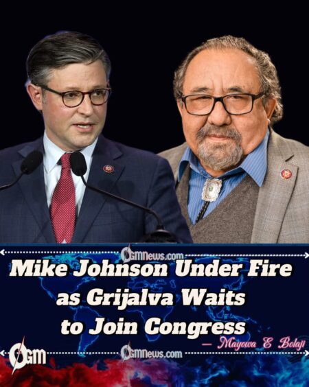 Mike Johnson Delays Swearing-In of Congress-Elect Adelita Grijalva to Avoid Epstein Files Vote