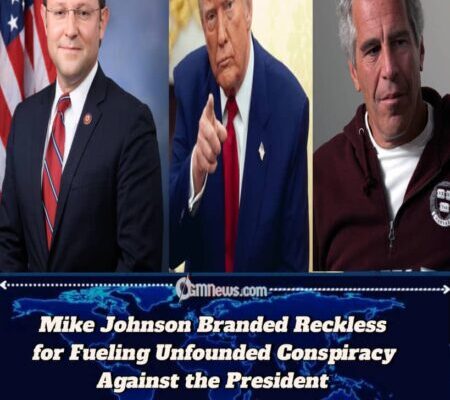 Mike Johnson Sparks Fury After Linking Trump to Pedophilia Allegations in Epstein Case