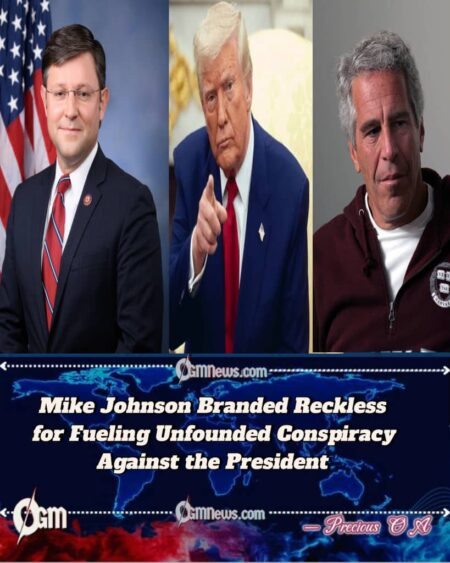 Mike Johnson Sparks Fury After Linking Trump to Pedophilia Allegations in Epstein Case