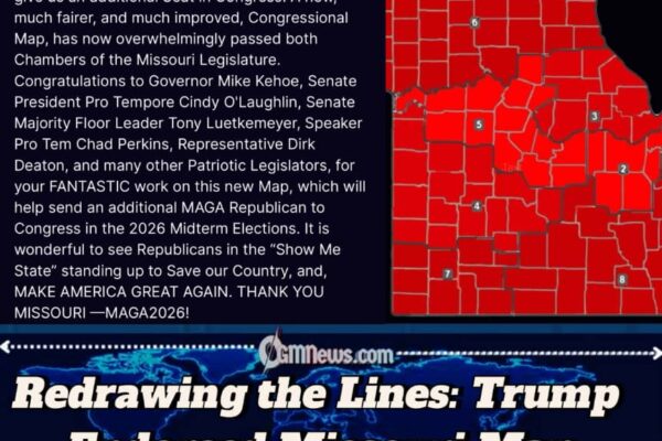 Missouri Lawmakers Approve GOP Redistricting Plan Backed by President Trump
