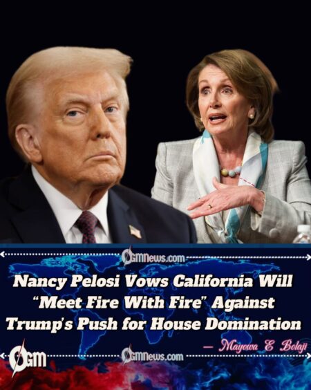 Former Speaker Nancy Pelosi Claims Donald Trump Is Engineering a Texas Power Grab to Rig 2026 House Control