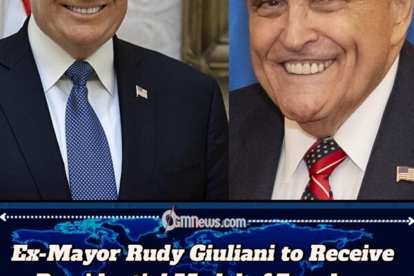 Ex-Mayor Rudy Giuliani Awarded America’s Highest Civilian Honor, Nation Split Over Trump’s Decision