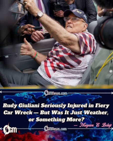 Rudy Giuliani, Former New York Mayor Hospitalized After Brutal Crash as Political Enemies Debate His “Karma”