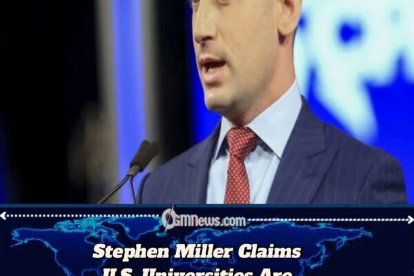Stephen Miller Sparks Controversy With Claim Universities Breed Extremism