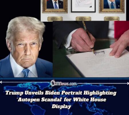 Trump Unveils Controversial Biden Portrait Featuring 'Autopen Scandal' for White House Display
