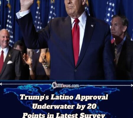 Trump Approval Among Latino Voters Falls by 20 Points, Poll Finds