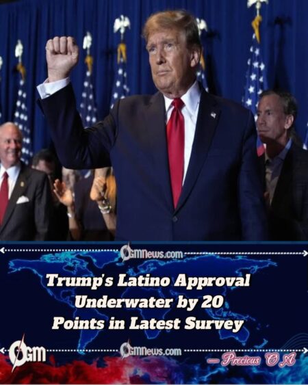 Trump Approval Among Latino Voters Falls by 20 Points, Poll Finds