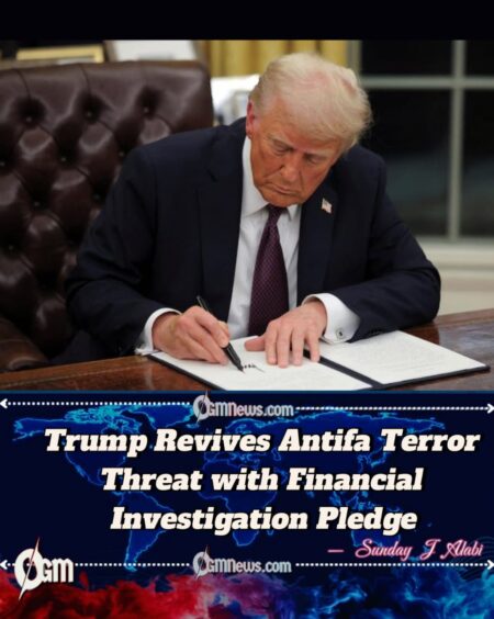 Trump Designates Antifa as "Major Terrorist Organization" in Second Term