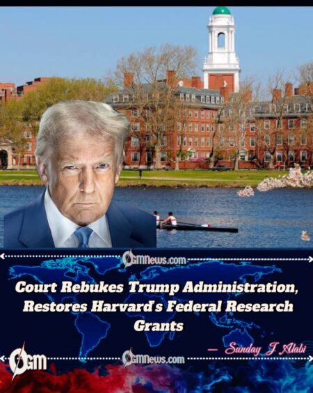 Federal Judge Rules Trump Administration's $2 Billion Harvard Funding Freeze Violated First Amendment Rights