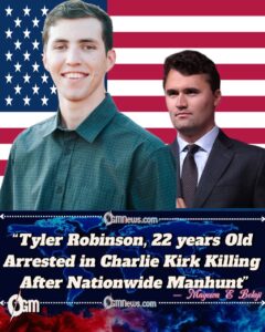 Tyler Robinson, a 22-year-Old Man Held in Custody; Rifle and Evidence