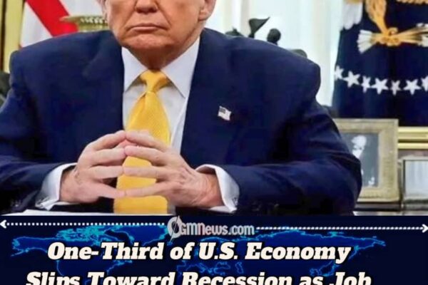 Warning Bells Ring as One-Third of U.S. Economy Slips Toward Recession