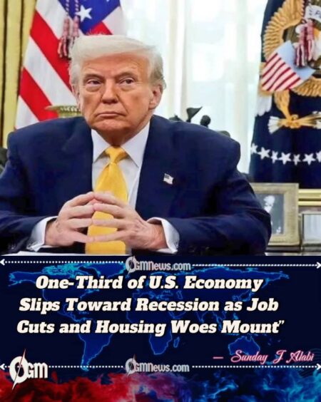 Warning Bells Ring as One-Third of U.S. Economy Slips Toward Recession