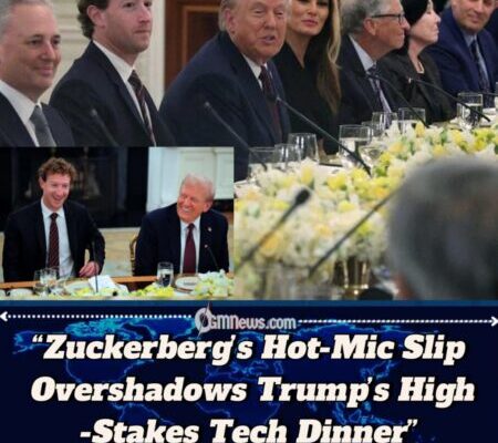 Zuckerberg’s Hot-Mic Blunder at White House Tech Dinner Raises Eyebrows