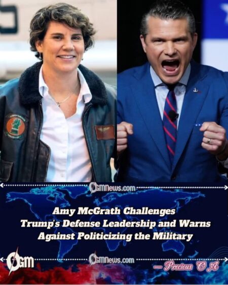 Amy McGrath Calls Out President Trump and Pete Hegseth Over Controversial Address to U.S. Generals