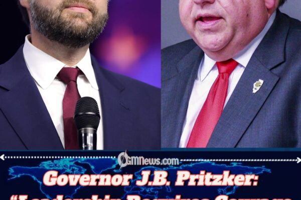 Governor J.B Pritzker: “Vice President Vance Has Become a Lackey for the President