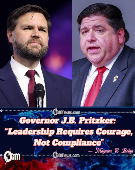 Governor J.B Pritzker: “Vice President Vance Has Become a Lackey for the President