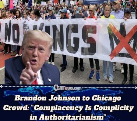 “No Kings”: Mayor Brandon Johnson Rallies Thousands at Grant Park to “Fight Fascism” and “Destroy Authoritarianism”