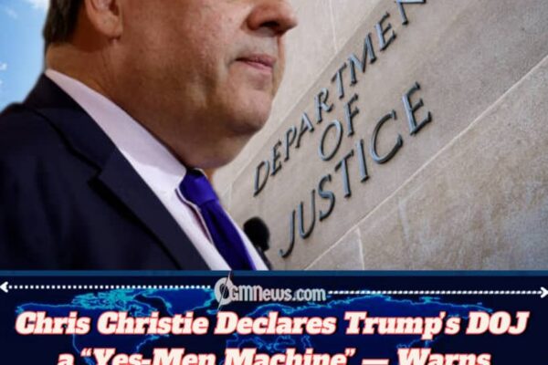 Chris Christie Blasts Trump Administration, Calls Justice Department a “Capo Regime of Loyalists