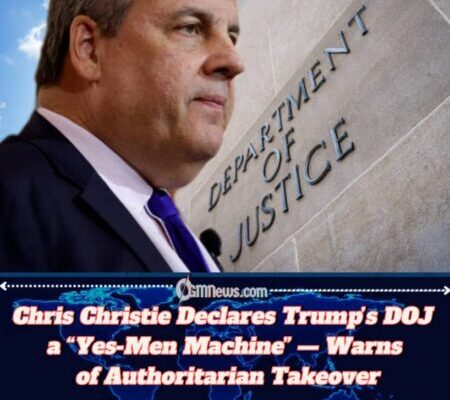 Chris Christie Blasts Trump Administration, Calls Justice Department a “Capo Regime of Loyalists