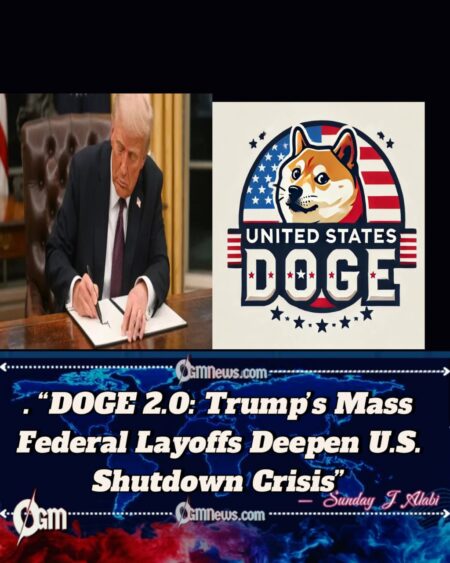 Trump Launches “DOGE 2.0” as Mass Federal Layoffs Deepen Shutdown Stalemate
