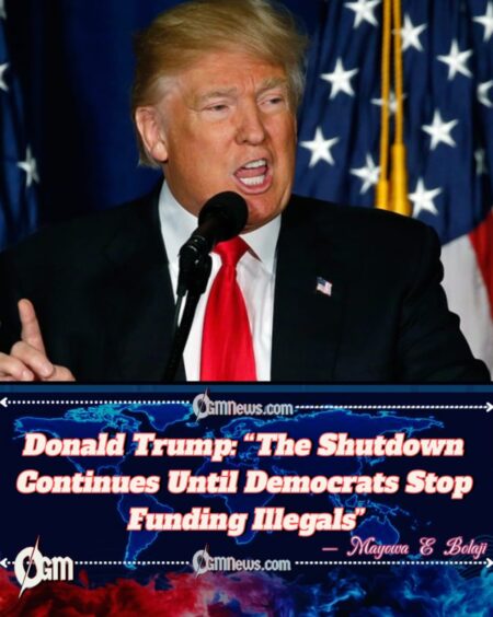 Donald Trump Blames Democrats for Government Shutdown, Rejects $1.5 Trillion Demand for Illegal Immigrants