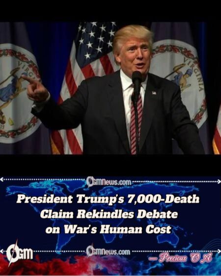 U.S. President Donald Trump Says 7,000 Died in One Week Amid Russia-Ukraine War