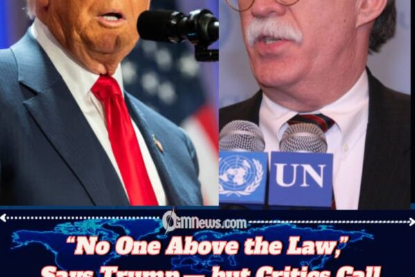 President Donald Trump Reacts Strongly as Former National Security Advisor John Bolton Faces Indictment